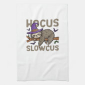 Hocus Slowcus Funny Halloween Sloth Classic T-Shir キッチンタオル (縦)