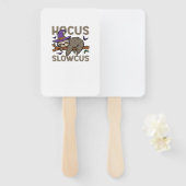 Hocus Slowcus Funny Halloween Sloth Classic T-Shir ハンドファン (正面&裏面)