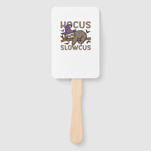Hocus Slowcus Funny Halloween Sloth Classic T-Shir ハンドファン (正面)