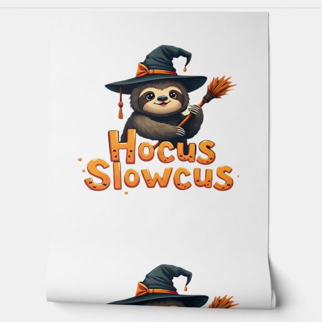 Hocus Slowcus Sloth loversハロウィーンの衣装ティーE 壁紙 (ほどく)