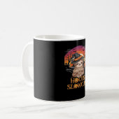Hocus Slowcus Sloth lovers Halloween costume tee E コーヒーマグカップ (正面左)