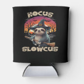 Hocus Slowcus Sloth lovers Halloween costume tee E 缶クーラー (正面)