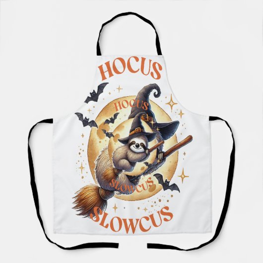 Hocus Slowcus Witch Sloth エプロン (正面)