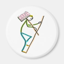 Hod Carrier Stickman マグネット