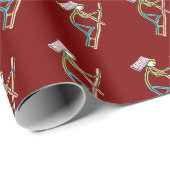 Hod Carrier Stickman ラッピングペーパー (ロールコーナー)