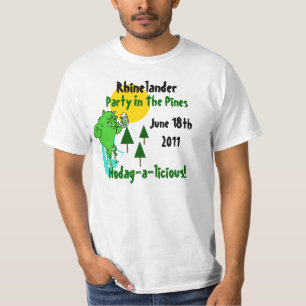 HODAGのワイシャツは北のHodag-a-liciousの上のおもしろいを設計します Tシャツ