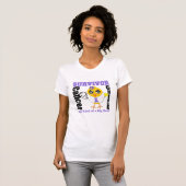 Hodgkinsの病気の生存者のひよこのリボン Tシャツ (正面フル)