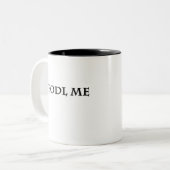 HODLする ツートーンマグカップ (正面左)