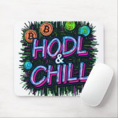 HODLとChill - Ride the Crypto Wave 🚀" マウスパッド (マウス)