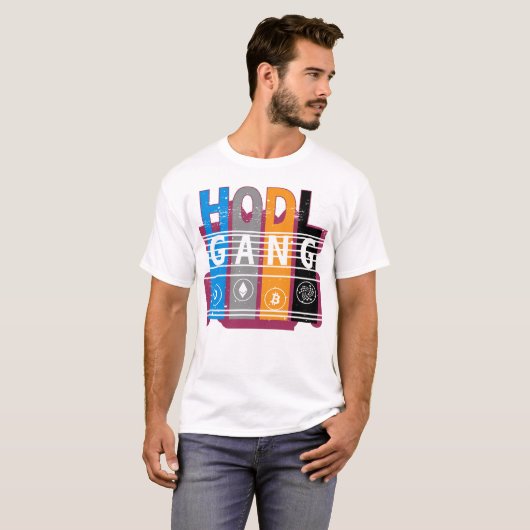 HODLの集団v2. Tシャツ (正面フル)