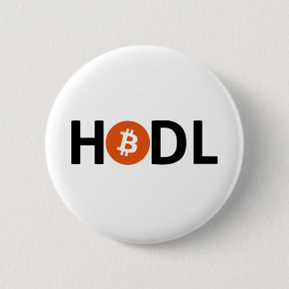 HODLのbitcoin 缶バッジ