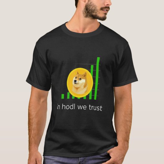 HodlのKachytees We Trust Dogecoin Crypto Tシャツ (正面)