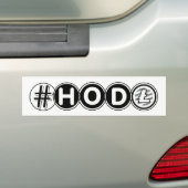#HODLのLitecoinのバンパーステッカー バンパーステッカー (車上)