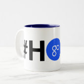 #HODLのOmiseGOのツートーンマグ ツートーンマグカップ (正面左)