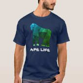 HODLダイヤモンドハンズエイプストンクマーケットTシャツ Tシャツ (正面)