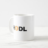 Hodl コーヒーマグカップ (正面左)