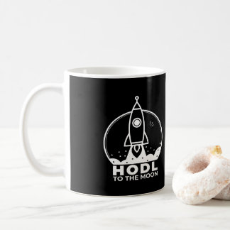HODL – 月へ コーヒーマグカップ