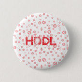 HODL 缶バッジ (正面)