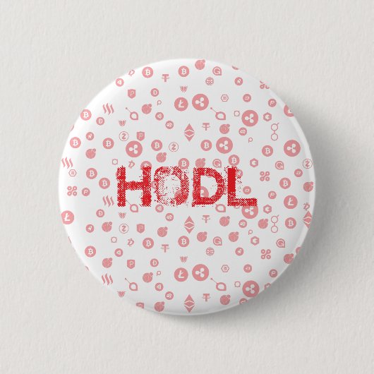 HODL 缶バッジ (正面)