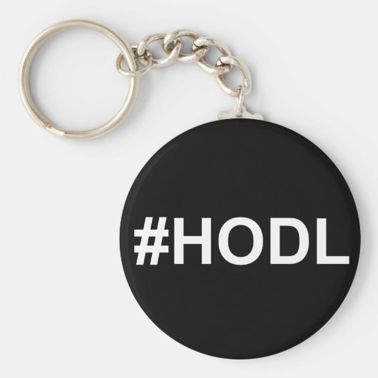 #HODL Basic Keychain キーホルダー (正面)