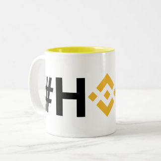 #HODL Binance(BNB)ツートーンマグ ツートーンマグカップ