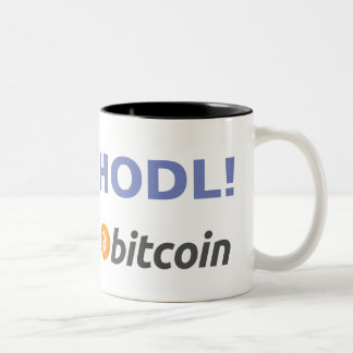 HODL! Bitcoinのツートーンマグ ツートーンマグカップ