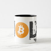 HODL Bitcoinのマグ ツートーンマグカップ (中央)