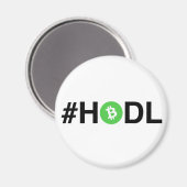 #HODL Bitcoinキャッシュマグネット マグネット (正面/裏面)