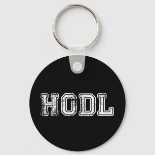 Hodl Cryptocurrencyのプリント キーホルダー