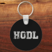 Hodl Cryptocurrencyプリント キーホルダー (正面)