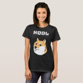 HODL Dogecoin 2021 暗号通貨 ミーム Tシャツ (正面フル)