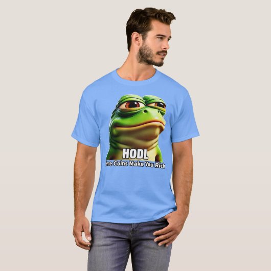 HODL Meme Coins Tシャツ (正面フル)