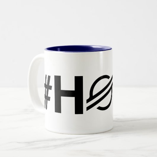 #HODL Stellar(XLM)ツートーンマグ ツートーンマグカップ (正面左)