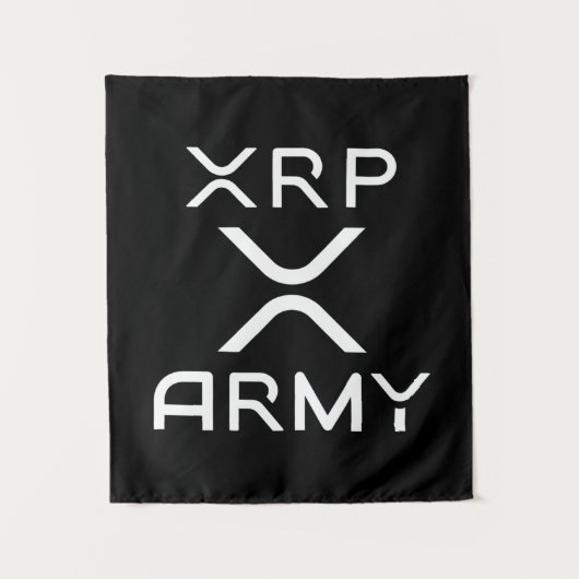 Hodl XRP - XRP Cryptocurrency - XRP Army タペストリー (正面)