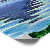 Hodler - Lake Thun Symmetrical Reflection 1905 ポスター (角)