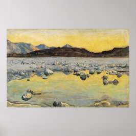 Hodler - Maggiadelta Before Sunrise 1893 ポスター