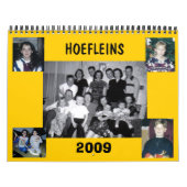 Hoefleinsの2009カレンダー カレンダー (カバー)