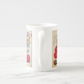 Hoefnagelの旧式な昆虫の花のコーヒー ボーンチャイナマグカップ (裏面)