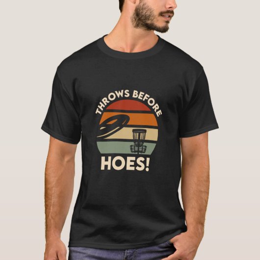 Hoesを取得する前にスローSport Disk Golf Tシャツ (正面)