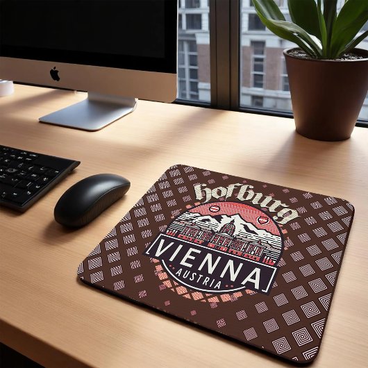Hofburg in Circles Mousepad マウスパッド