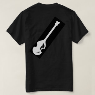 Hofnerのベース奏者の前部背部 Tシャツ
