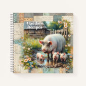 Hog Heaven Harvest Family Recipe Book ノートブック (正面)