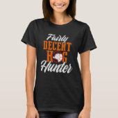 Hog Hunting Season Decent Boar Hunter DA1 Tシャツ (正面)