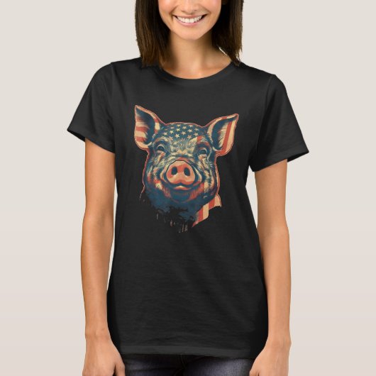 Hog Removal Technician Quote for Wild Hog Hunting  Tシャツ (正面)