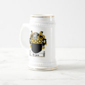 Hoganの家紋 ビールジョッキ (正面左)