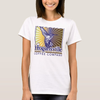Hogansvilleのコーヒー女性細い肩ひものティー Tシャツ