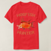 Hogfish Hunter Florida Fishing Hogfish Tシャツ (デザイン正面)