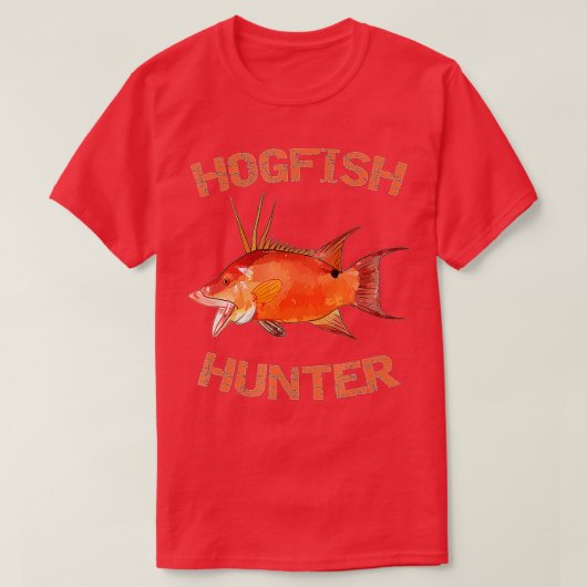 Hogfish Hunter  Florida Fishing  Hogfish  Tシャツ (デザイン正面)