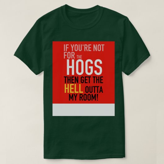 HOGSピローTシャツ Tシャツ (デザイン正面)
