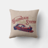 HOGSMEADEステーションヴィンテージグラフィック クッション (裏面)
